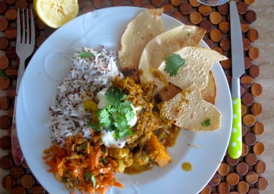 Pumpkin & Cauliflower Curry