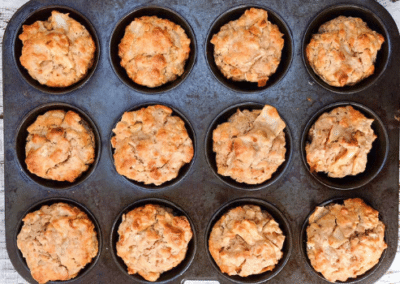 Pear, Apple & Oat Muffins