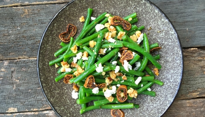 Bean, Walnut & Fig Salad