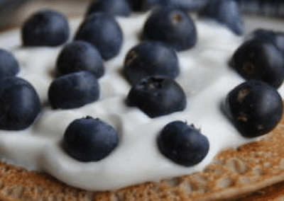 Cinnamon & Blueberry Teff Pancakes