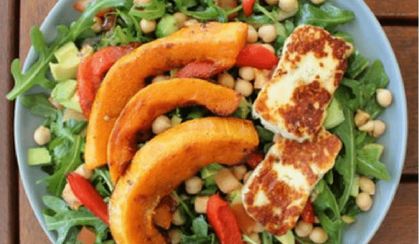 Pumpkin and Capsicum Salad