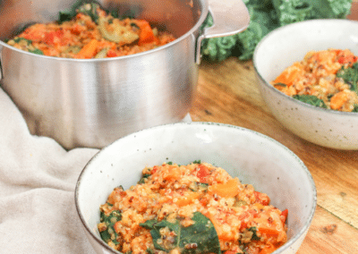 Lentil, Kale & Quinoa Soup