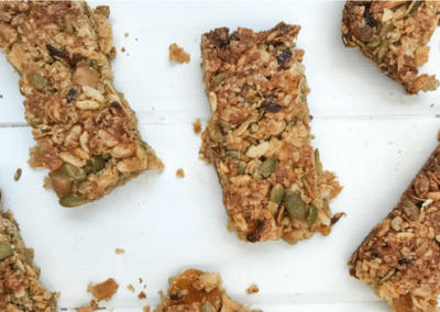 Apple & Apricot Granola Bars