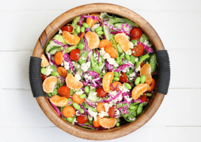 Feta, Tomato and Mandarin Salad