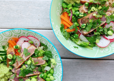 Pineapple & Seared Tuna Poke Bowl