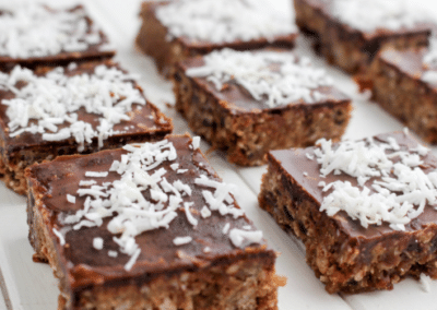 Chocolate & Date Oat Slice