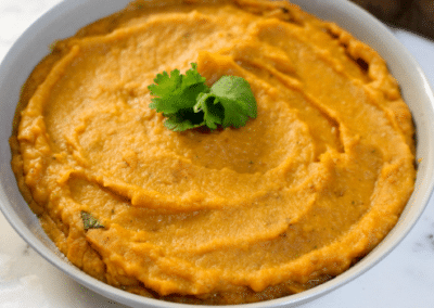 Red Lentil, Coconut & Sweet Potato Soup