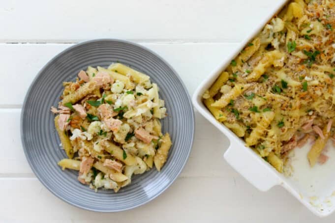 Tuna Cauli Pasta Bake