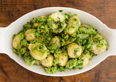 Potato Salad with Peas & Coriander