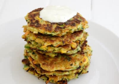 Halloumi & Corn Fritters