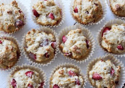 Strawberry & Coconut Muffins