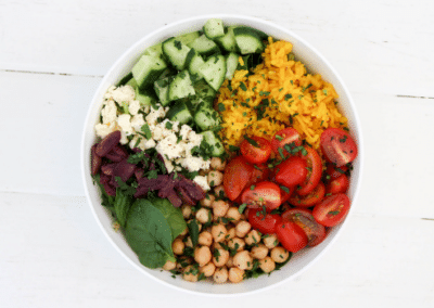 Turmeric Rice Salad Bowl