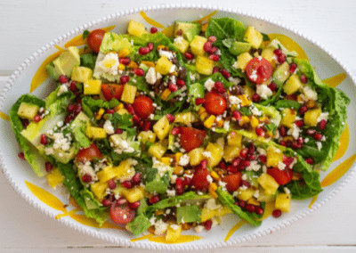 Grilled Corn & Pineapple Salad